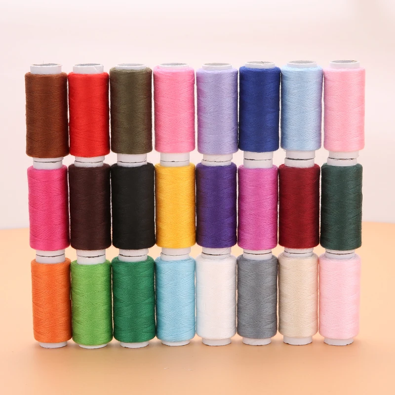 Cotton Embroidery Thread Skeins - Набор из 24 цветных ниток для
