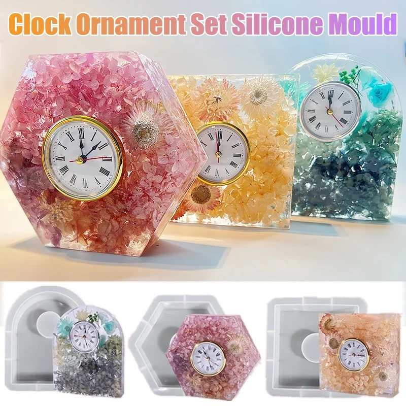 Silicone Epoxy Resin Molds Set - Набор украшений для часов, силиконовая форма,