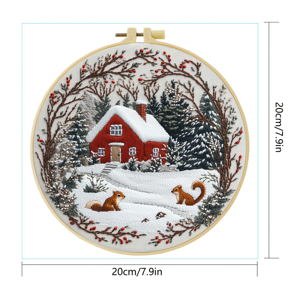 Зимний набор для вышивания сво – обзор и цена Cotton Embroidery Thread Skeins