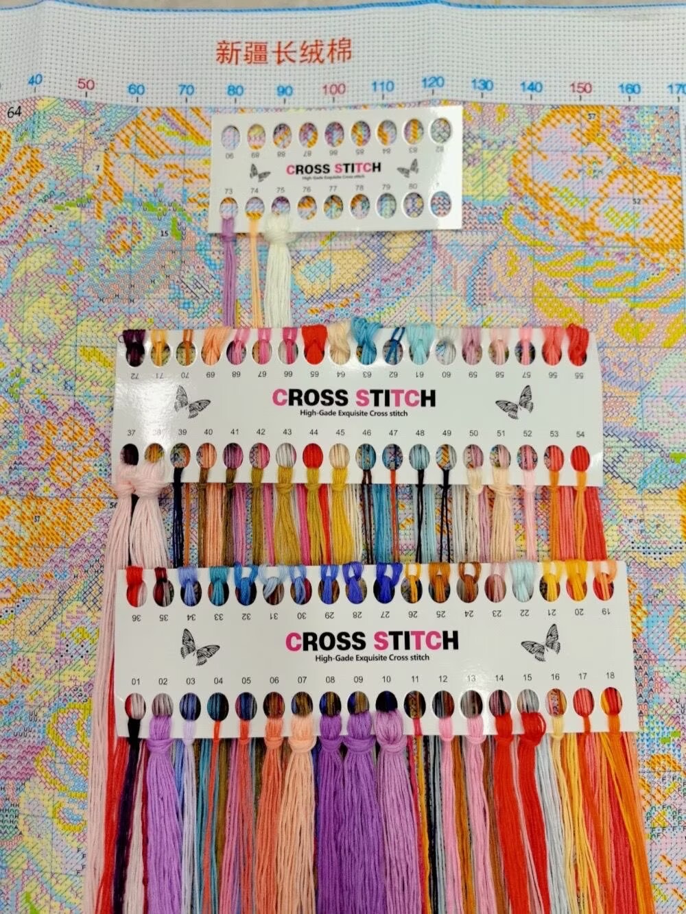 Наборы для вышивки крестом с п – обзор и цена Cotton Embroidery Thread Skeins