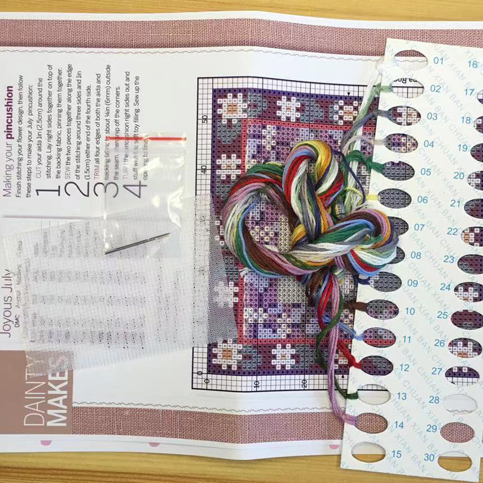 Наборы для вышивки крестом ZC1 – обзор и цена Cotton Embroidery Thread Skeins