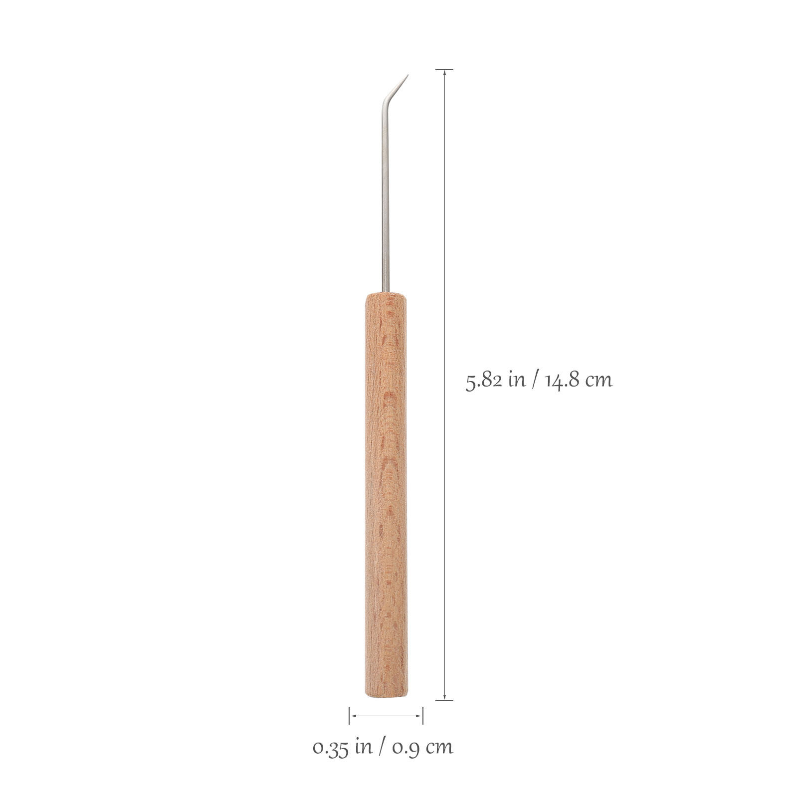 1 шт. крючок для вязания с дер – обзор и цена Wooden Crochet Hooks Ergonomic Handle